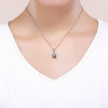 Charm argint 925 buchet de floricele cu zirconii albe - Be Nature PST0140 [4]