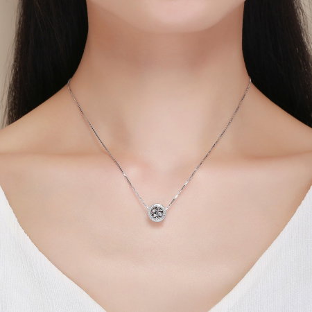 Charm argint 925 cu copacul vietii si zirconii albe - Be Nature  PST0120 [5]