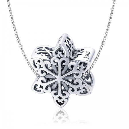 Talisman argint 925 cu fulg de nea Snowflake - Be Nature PST0133 [4]