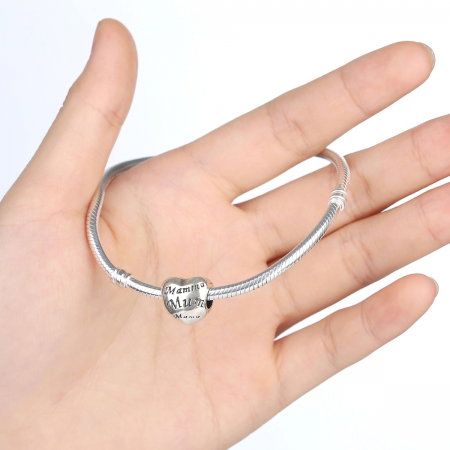 Charm argint 925 cu inimioara Mama - Be in Love PST0019 [2]