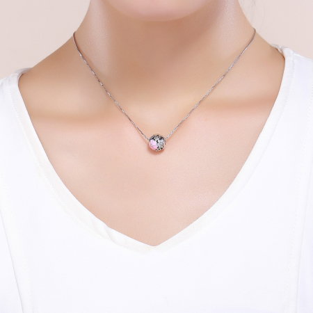 Charm argint 925 cu zana, floricele si zirconii albe - Be Fantastic PST0138 [4]