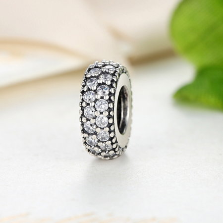 Charm argint 925 cu zirconii albe - Be Elegant PST0020 [2]