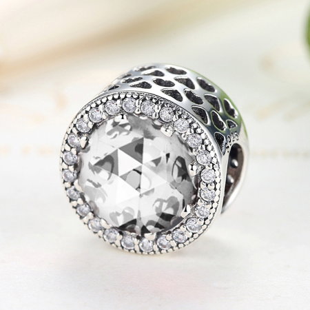 Charm argint 925 cu zirconii albe - Be Elegant PST0038 [3]