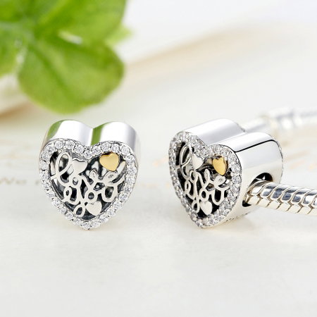 Charm argint 925 inimioara I LOVE YOU - Be in Love PST0048 [4]