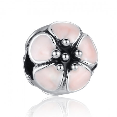 Charm fantezie cu floare roz PST0002 [1]