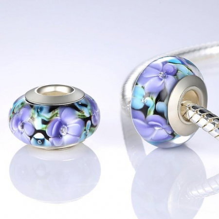 Charm fantezie cu flori PSTF0008 [1]