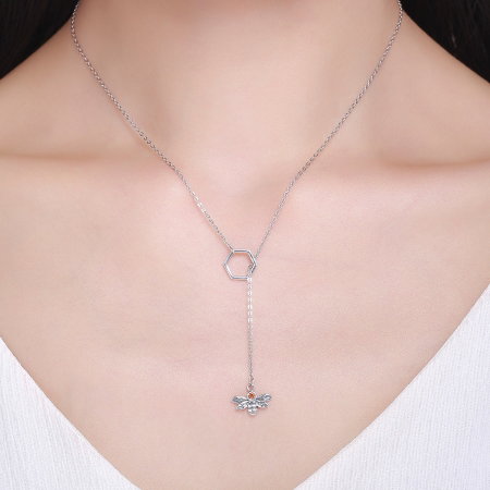 Colier argint 925 cu albinuta - Be Nature CST0009 [6]