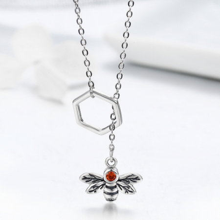 Colier argint 925 cu albinuta - Be Nature CST0009 [3]