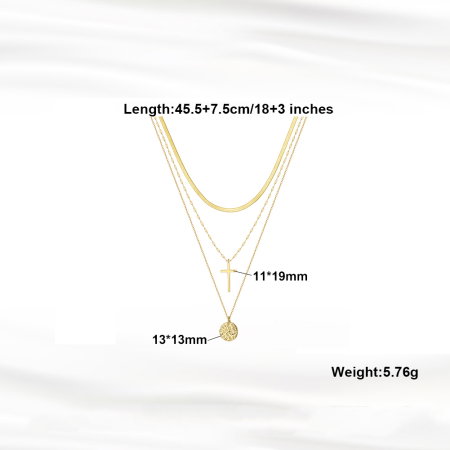 Colier cruciulita argint 925 placat cu rodiu [5]