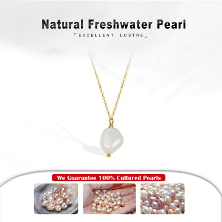 Colier argint 925 placat cu rodiu cu perle naturale [5]