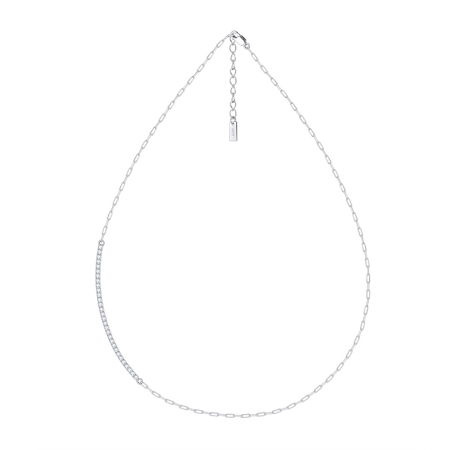 Colier tennis argint 925 placat cu rodiu cu zirconiu