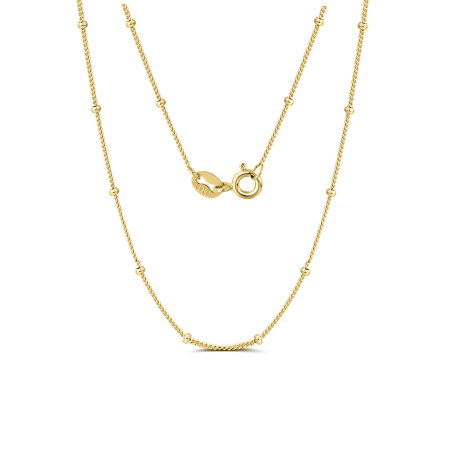 Colier argint 925 placat cu aur 18K, 50 cm [2]