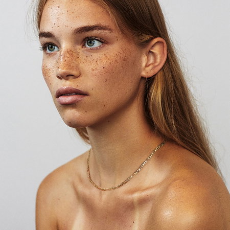 Colier argint 925 placat cu rodiu, FIGARO, UNISEX, 55 cm, 3,3 mm [3]