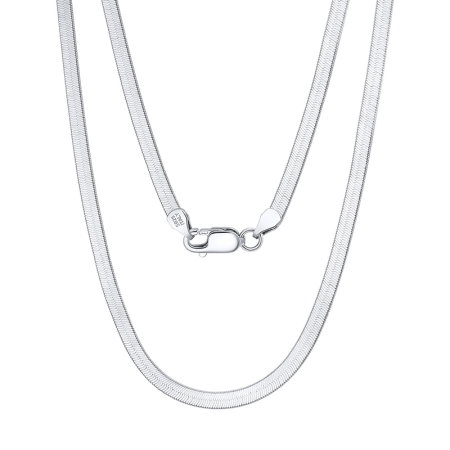 Colier argint 925 placat cu rodiu, 55 cm, 3 mm, UNISEX [0]