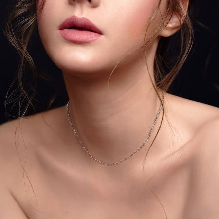 925 placat cu rodiu, 55 cm, 2 mm [2]