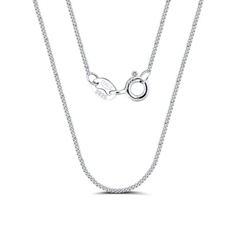 Colier argint 925 placat cu rodiu, 45 cm [1]