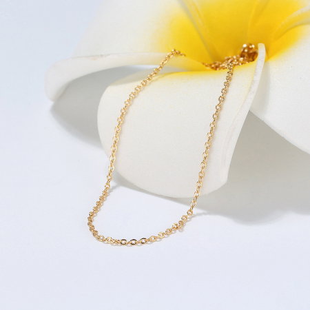 Colier argint 925 placat cu aur 14K, 55 cm [3]