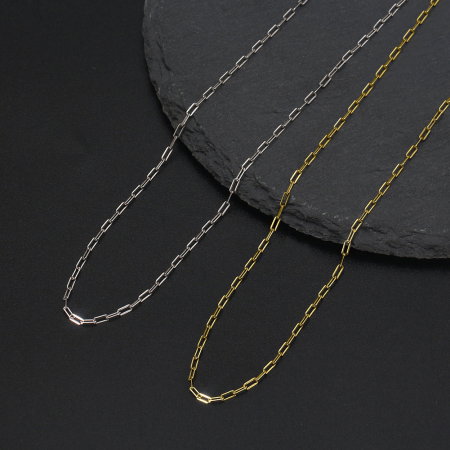 Colier argint 925 placat cu aur 14K, 50 cm, 1,8 mm [1]