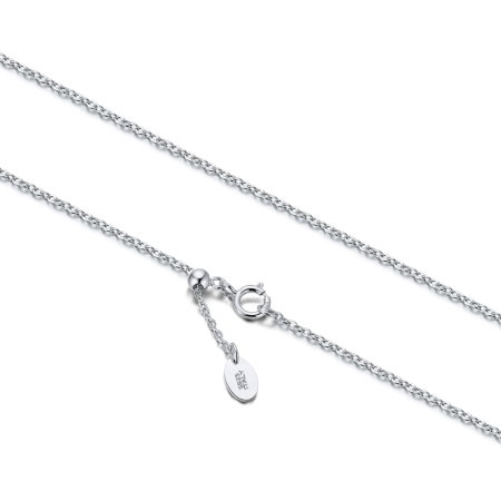 Colier argint 925 placat cu rodiu, 45 cm [1]