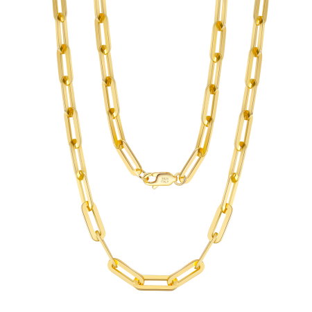 Colier argint 925 placat cu aur 18K, 60 cm, 2,2 mm [1]