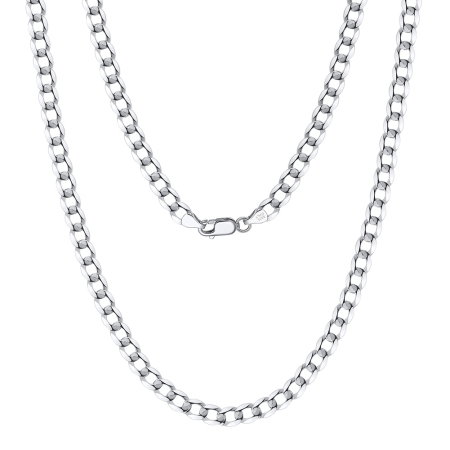 Colier argint 925 placat cu rodiu, 55 cm, 5 mm