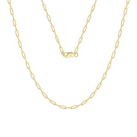 Colier argint 925 placat cu aur 18K, 60 cm, 2,2 mm [11]