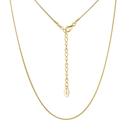 Colier argint 925 placat cu aur 14K