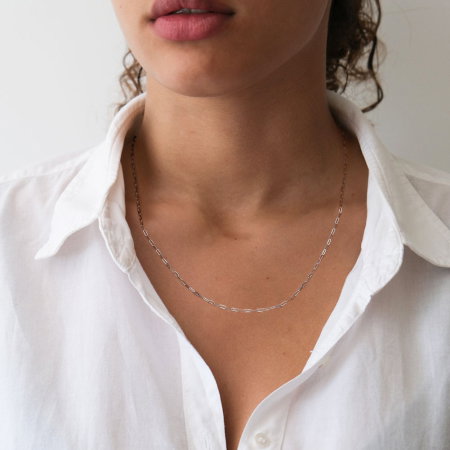 Colier argint 925 placat cu aur 18K, 60 cm, 2,2 mm [10]