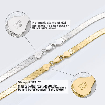 Colier argint 925 placat cu aur 18K, 50 cm, 3 mm, UNISEX [1]