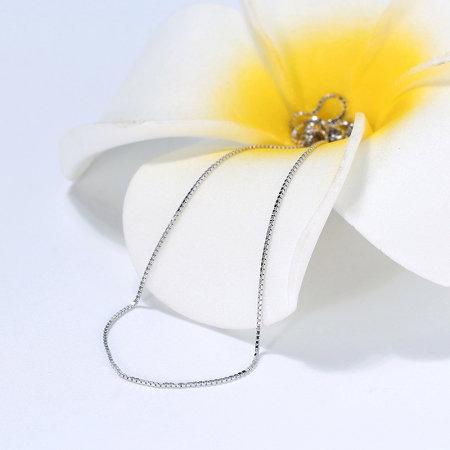 Colier argint 925 cubic placat cu rodiu, 50 cm si 2 mm [5]