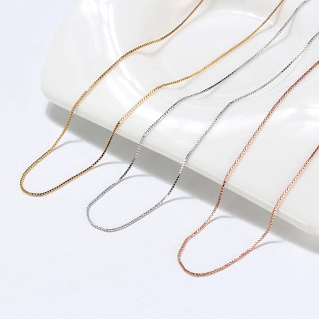 Colier argint 925 cubic placat cu rodiu, 50 cm si 2 mm [9]