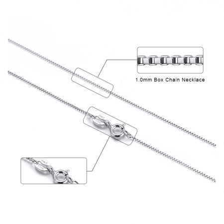 Colier argint 925 cubic placat cu rodiu, 50 cm si 2 mm [7]