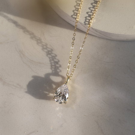 Colier argint 925 placat cu rodiu cu zirconiu [4]