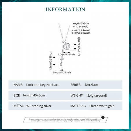 Colier argint cheia dragostei [9]