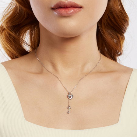 Colier argint cheia dragostei [11]