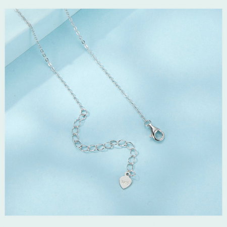 Colier argint cu avion cu zirconii [10]