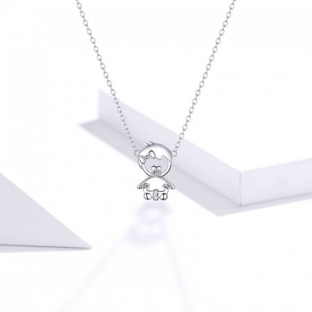 Colier argint cu bebelus [8]