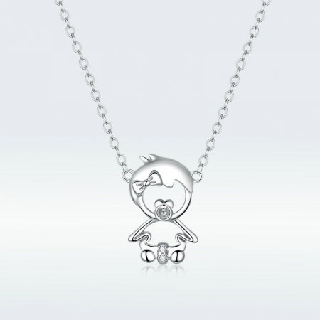 Colier argint cu bebelus [5]