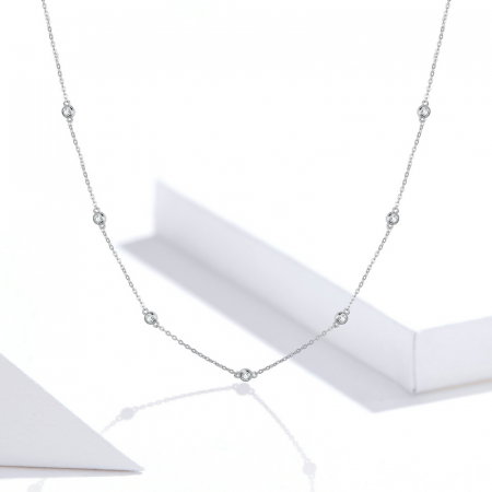 Colier argint cu cristale [7]