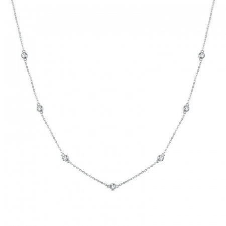 Colier argint cu cristale