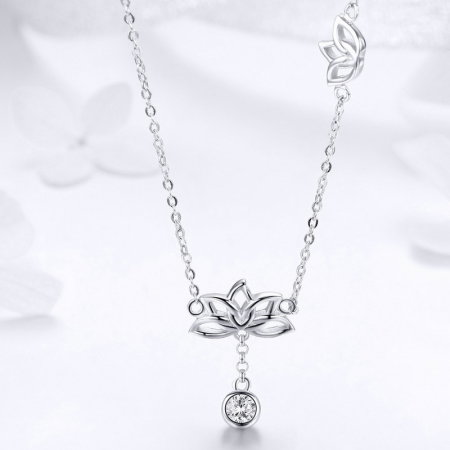 Colier argint cu floare de lotus [2]