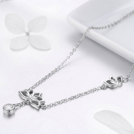 Colier argint cu floare de lotus [4]