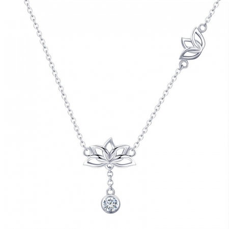 Colier argint cu floare de lotus [0]