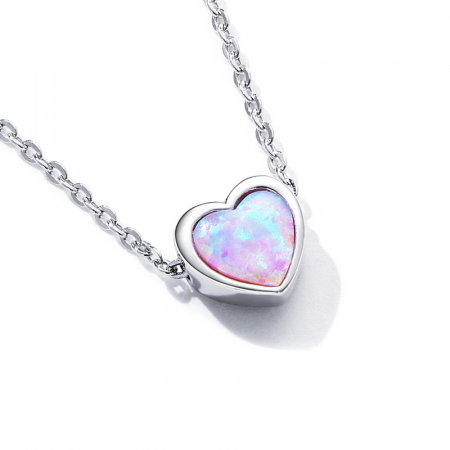 Colier argint cu inima de opal, [5]