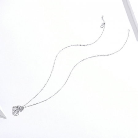 Colier argint cu inima si zirconii [2]