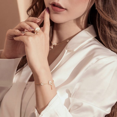 Colier argint cu margarete [7]