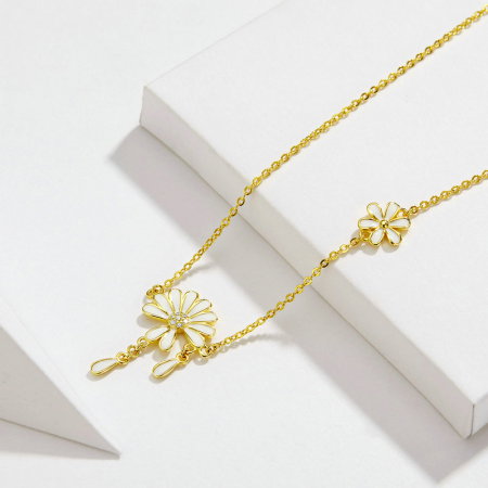 Colier argint cu margarete [8]