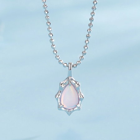 Colier argint cu opal sintetic [2]