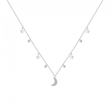 Colier argint cu pandante astrale