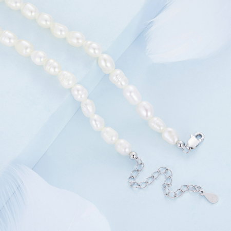 Colier argint cu perle naturale [4]